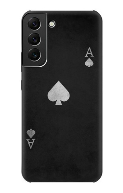 S3152 Noir Ace of Spade Etui Coque Housse pour Samsung Galaxy S22 Plus