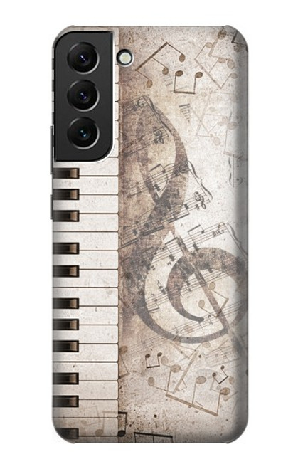 S3390 Note de musique Etui Coque Housse pour Samsung Galaxy S22 Plus