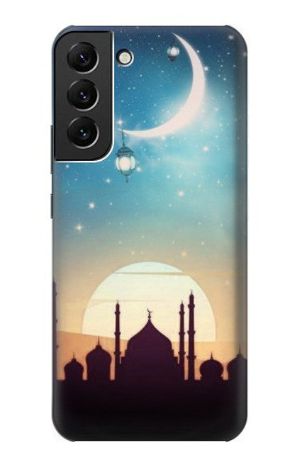 S3502 Coucher de soleil islamique Etui Coque Housse pour Samsung Galaxy S22 Plus