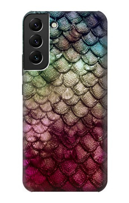 S3539 Sirène écailles de poisson Etui Coque Housse pour Samsung Galaxy S22 Plus