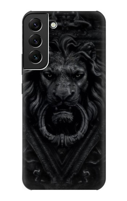 S3619 Lion noir gothique Etui Coque Housse pour Samsung Galaxy S22 Plus
