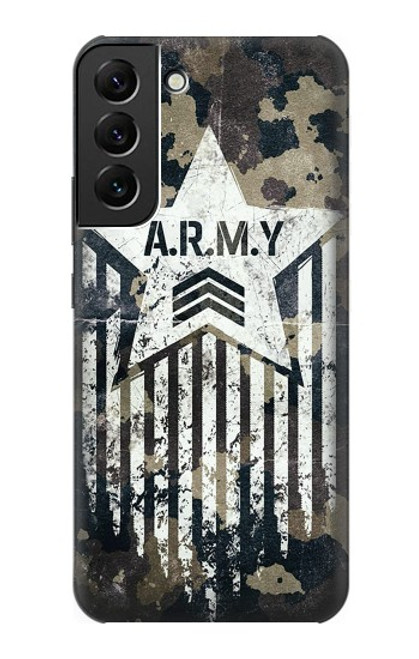 S3666 Camouflage de l'armée Etui Coque Housse pour Samsung Galaxy S22 Plus
