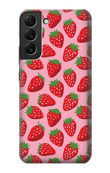 S3719 Modèle de fraise Etui Coque Housse pour Samsung Galaxy S22 Plus