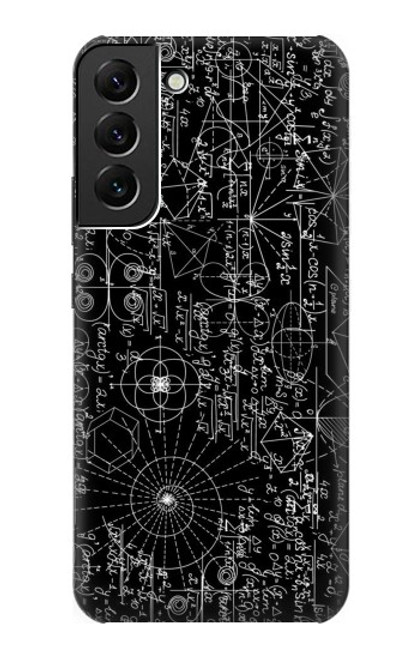 S3808 Tableau noir de mathématiques Etui Coque Housse pour Samsung Galaxy S22 Plus