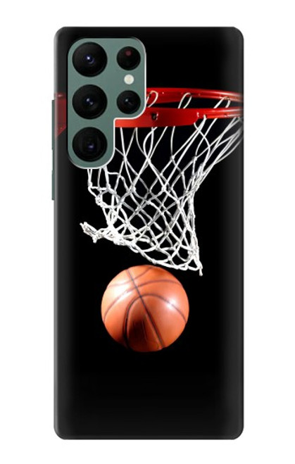 S0066 Le basket-ball Etui Coque Housse pour Samsung Galaxy S22 Ultra