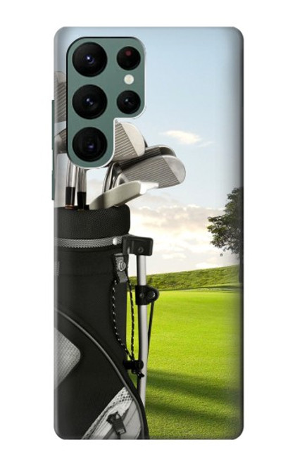 S0067 Le golf Etui Coque Housse pour Samsung Galaxy S22 Ultra