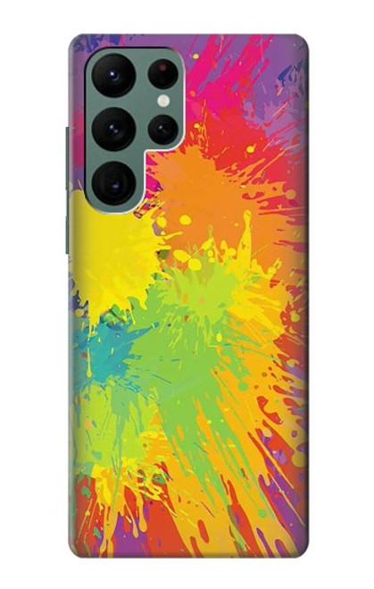 S3675 Tâche de couleur Etui Coque Housse pour Samsung Galaxy S22 Ultra