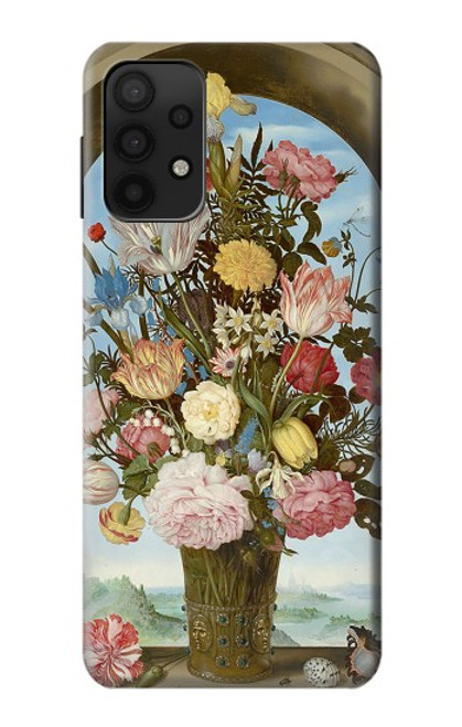 S3749 Vase de fleurs Etui Coque Housse pour Samsung Galaxy M32 5G