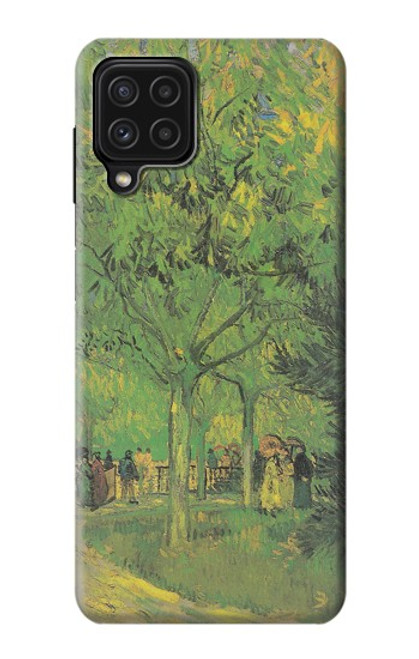 S3748 Van Gogh une ruelle dans un jardin public Etui Coque Housse pour Samsung Galaxy M22