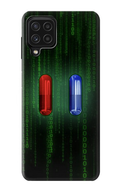 S3816 Comprimé Rouge Comprimé Bleu Capsule Etui Coque Housse pour Samsung Galaxy M22