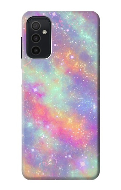 S3706 Arc-en-ciel pastel Galaxy Pink Sky Etui Coque Housse pour Samsung Galaxy M52 5G
