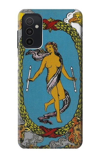 S3746 Carte de tarot le monde Etui Coque Housse pour Samsung Galaxy M52 5G