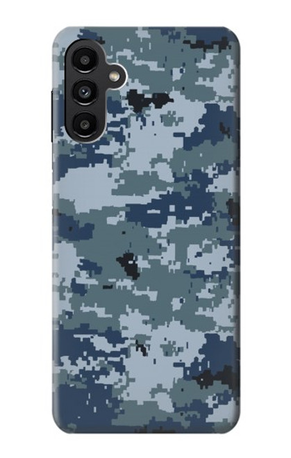 S2346 Marine Camo camouflage graphique Etui Coque Housse pour Samsung Galaxy A13 5G