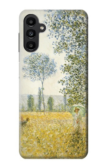 S2682 Claude Monet Champs Au printemps Etui Coque Housse pour Samsung Galaxy A13 5G