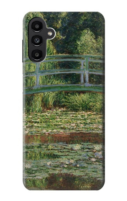 S3674 Claude Monet La passerelle japonaise et la piscine de nénuphars Etui Coque Housse pour Samsung Galaxy A13 5G