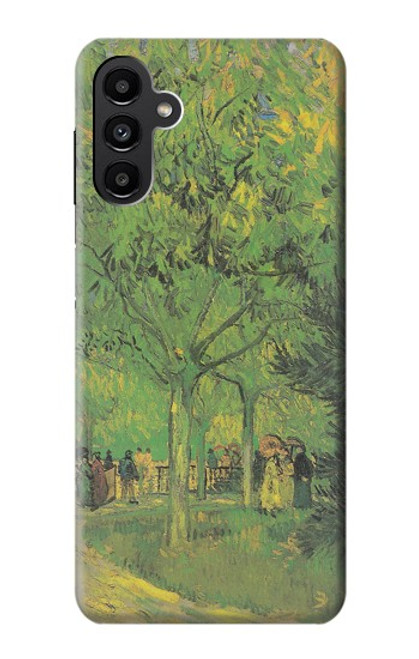 S3748 Van Gogh une ruelle dans un jardin public Etui Coque Housse pour Samsung Galaxy A13 5G