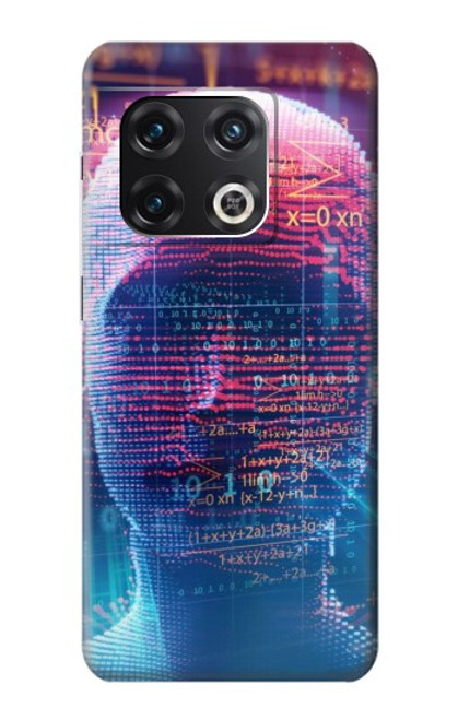 S3800 Visage humain numérique Etui Coque Housse pour OnePlus 10 Pro