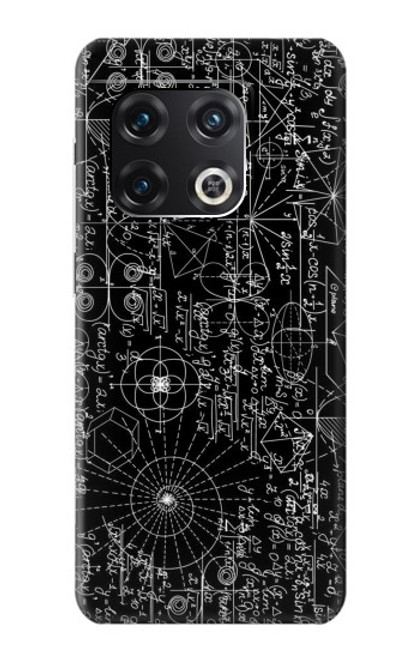 S3808 Tableau noir de mathématiques Etui Coque Housse pour OnePlus 10 Pro