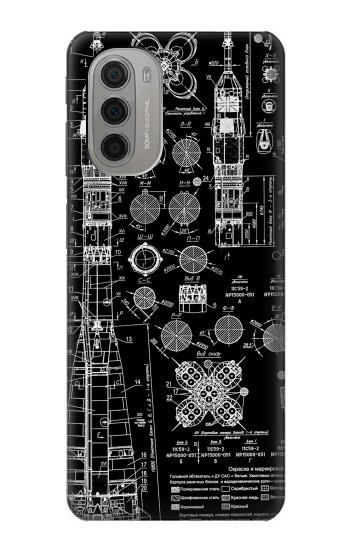 S3436 Apollo Bleu Imprimer Etui Coque Housse pour Motorola Moto G51 5G