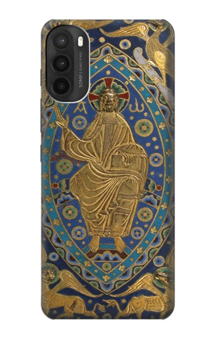 S3620 Livre Couverture Majesty Christ Etui Coque Housse pour Motorola Moto G71 5G