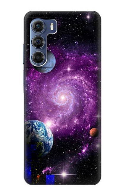 S3689 Planète spatiale Galaxy Etui Coque Housse pour Motorola Edge S30