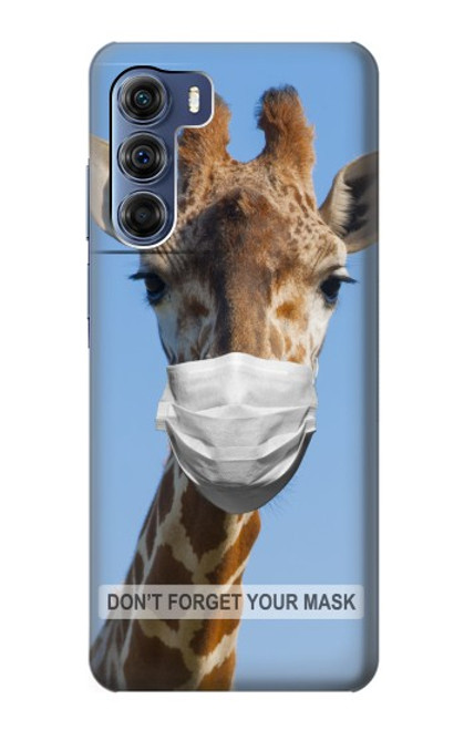 S3806 Drôle de girafe Etui Coque Housse pour Motorola Edge S30