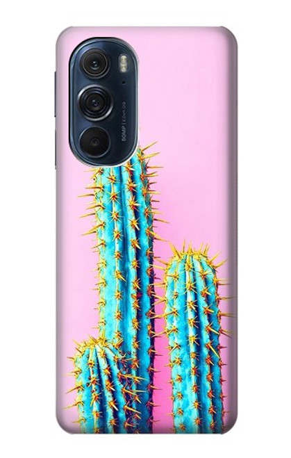 S3673 Cactus Etui Coque Housse pour Motorola Edge X30