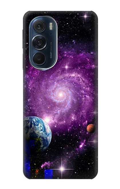 S3689 Planète spatiale Galaxy Etui Coque Housse pour Motorola Edge X30