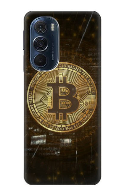 S3798 Crypto-monnaie Bitcoin Etui Coque Housse pour Motorola Edge X30