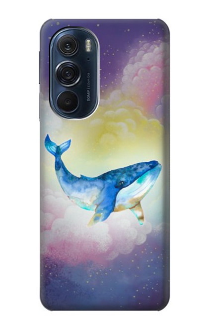 S3802 Rêve Baleine Pastel Fantaisie Etui Coque Housse pour Motorola Edge X30