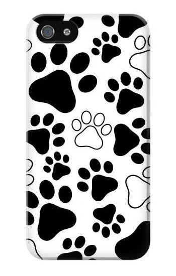 S2904 Dog Paw Prints Etui Coque Housse pour iPhone 5 5S SE