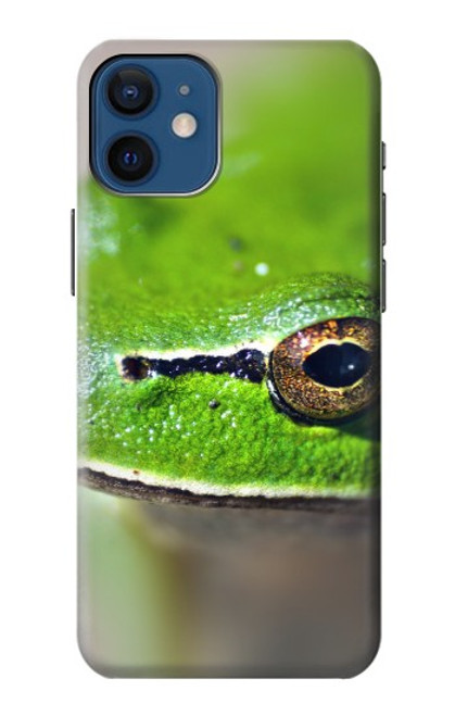 S3845 Grenouille verte Etui Coque Housse pour iPhone 12 mini