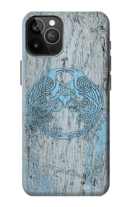 S3829 Huginn et Muninn Twin Ravens Norse Etui Coque Housse pour iPhone 12 Pro Max