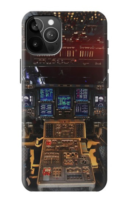 S3836 Poste de pilotage d'avion Etui Coque Housse pour iPhone 12 Pro Max