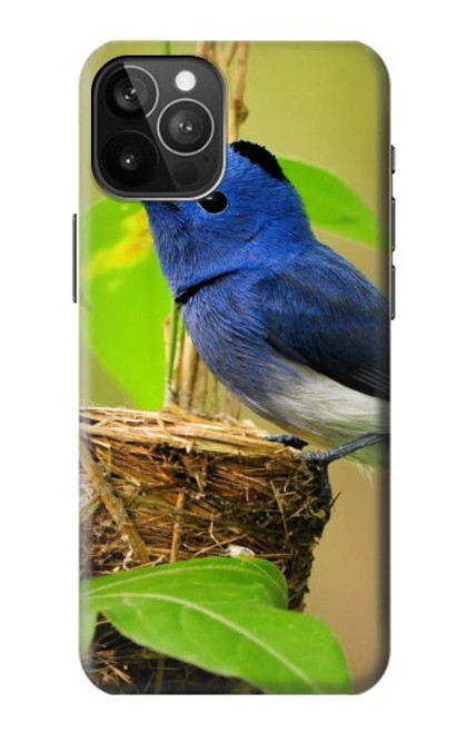 S3839 Oiseau bleu du bonheur Oiseau bleu Etui Coque Housse pour iPhone 12 Pro Max