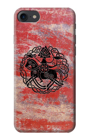 S3831 Symbole antique nordique viking Etui Coque Housse pour iPhone 7, iPhone 8, iPhone SE (2020) (2022)
