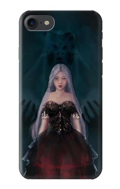 S3847 Lilith Devil Bride Gothique Fille Crâne Grim Reaper Etui Coque Housse pour iPhone 7, iPhone 8, iPhone SE (2020) (2022)