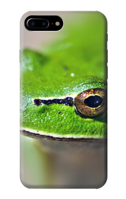 S3845 Grenouille verte Etui Coque Housse pour iPhone 7 Plus, iPhone 8 Plus