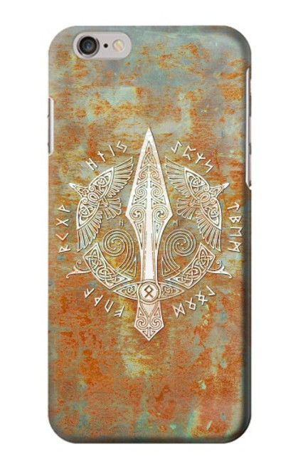 S3827 Lance Gungnir d'Odin Norse Viking Symbol Etui Coque Housse pour iPhone 6 6S