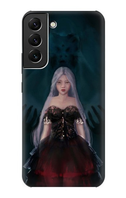 S3847 Lilith Devil Bride Gothique Fille Crâne Grim Reaper Etui Coque Housse pour Samsung Galaxy S22 Plus