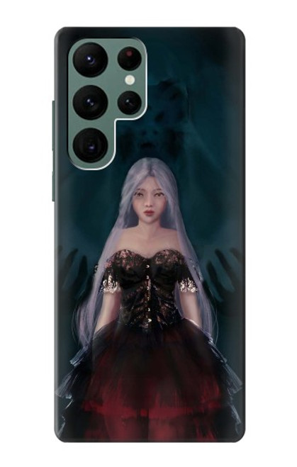 S3847 Lilith Devil Bride Gothique Fille Crâne Grim Reaper Etui Coque Housse pour Samsung Galaxy S22 Ultra