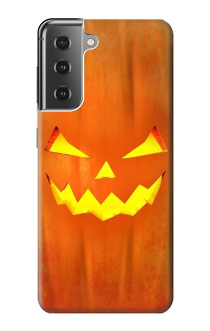 S3828 Citrouille d'Halloween Etui Coque Housse pour Samsung Galaxy S21 Plus 5G, Galaxy S21+ 5G