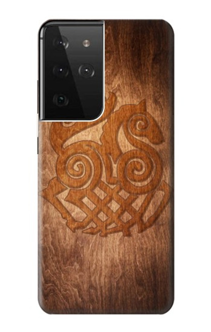 S3830 Odin Loki Sleipnir Mythologie nordique Asgard Etui Coque Housse pour Samsung Galaxy S21 Ultra 5G