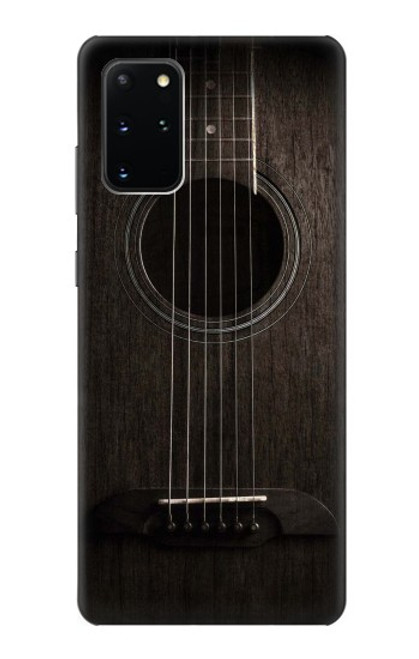 S3834 Guitare noire Old Woods Etui Coque Housse pour Samsung Galaxy S20 Plus, Galaxy S20+