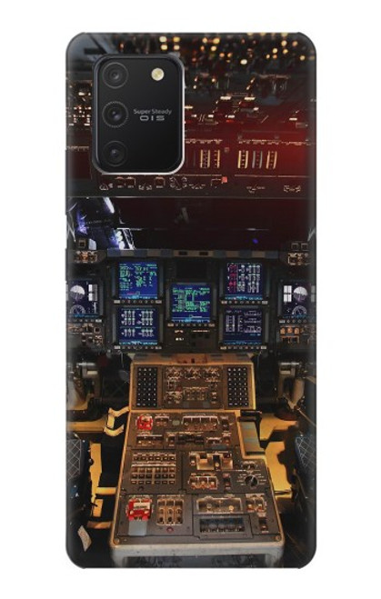 S3836 Poste de pilotage d'avion Etui Coque Housse pour Samsung Galaxy S10 Lite
