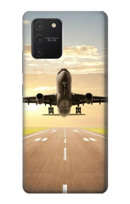 S3837 Avion Décollage Sunrise Etui Coque Housse pour Samsung Galaxy S10 Lite