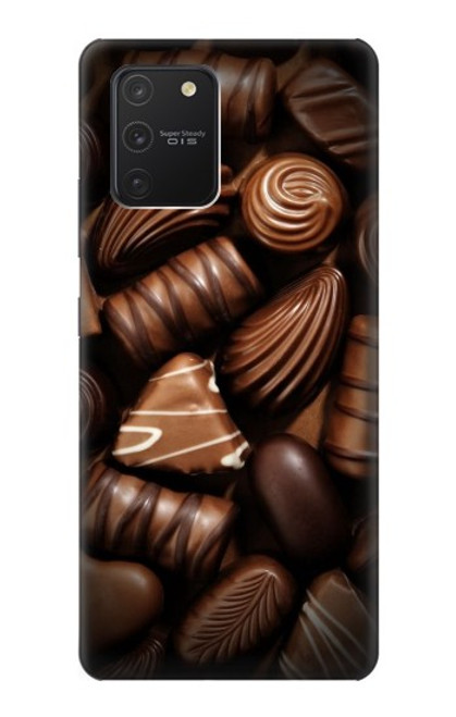 S3840 Amateurs de chocolat au lait au chocolat noir Etui Coque Housse pour Samsung Galaxy S10 Lite