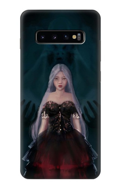 S3847 Lilith Devil Bride Gothique Fille Crâne Grim Reaper Etui Coque Housse pour Samsung Galaxy S10 Plus