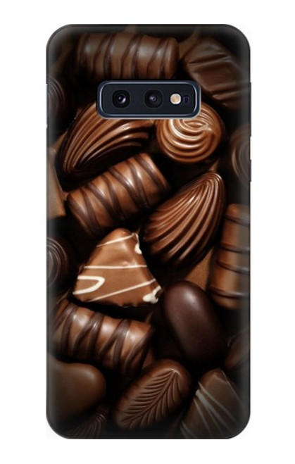 S3840 Amateurs de chocolat au lait au chocolat noir Etui Coque Housse pour Samsung Galaxy S10e