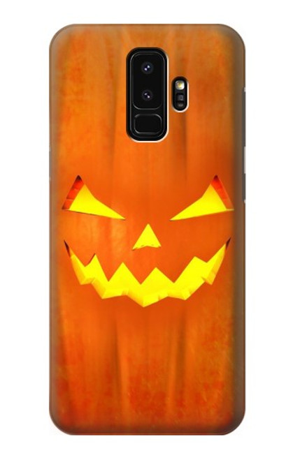 S3828 Citrouille d'Halloween Etui Coque Housse pour Samsung Galaxy S9 Plus